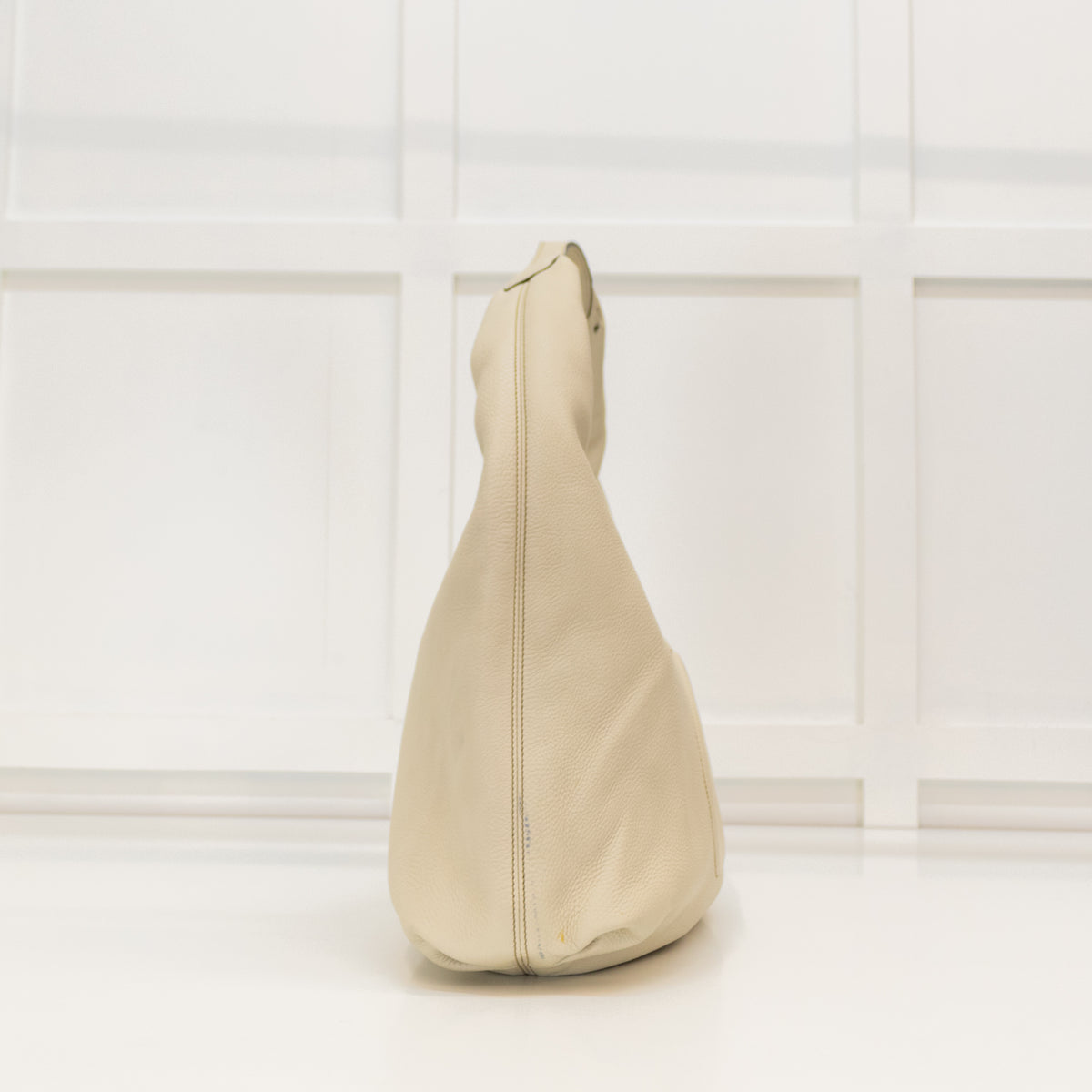 Gucci Cream Pebbled Calfskin Soho Hobo Bag