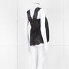 The Kooples Black Broderie Anglaise Cotton Sleeveless Top