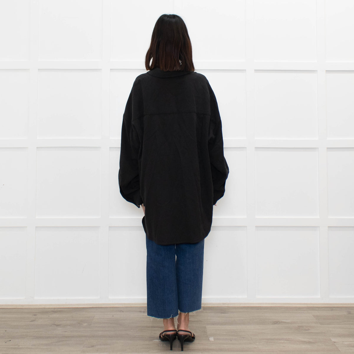 DRAE Black Oversized Shirt