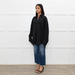 DRAE Black Oversized Shirt