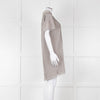 Burberry Light Grey Ditzy Floral Short Sleeve Tunic Dress