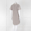 Burberry Light Grey Ditzy Floral Short Sleeve Tunic Dress