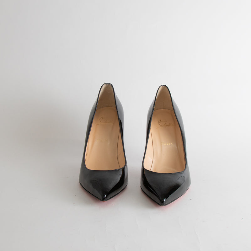 Christian Louboutin Black Patent Kate 85 Heels