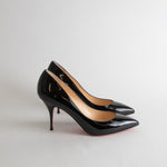 Christian Louboutin Black Patent Kate 85 Heels