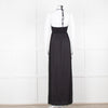 Theory Black Halter Neck Maxi Dress