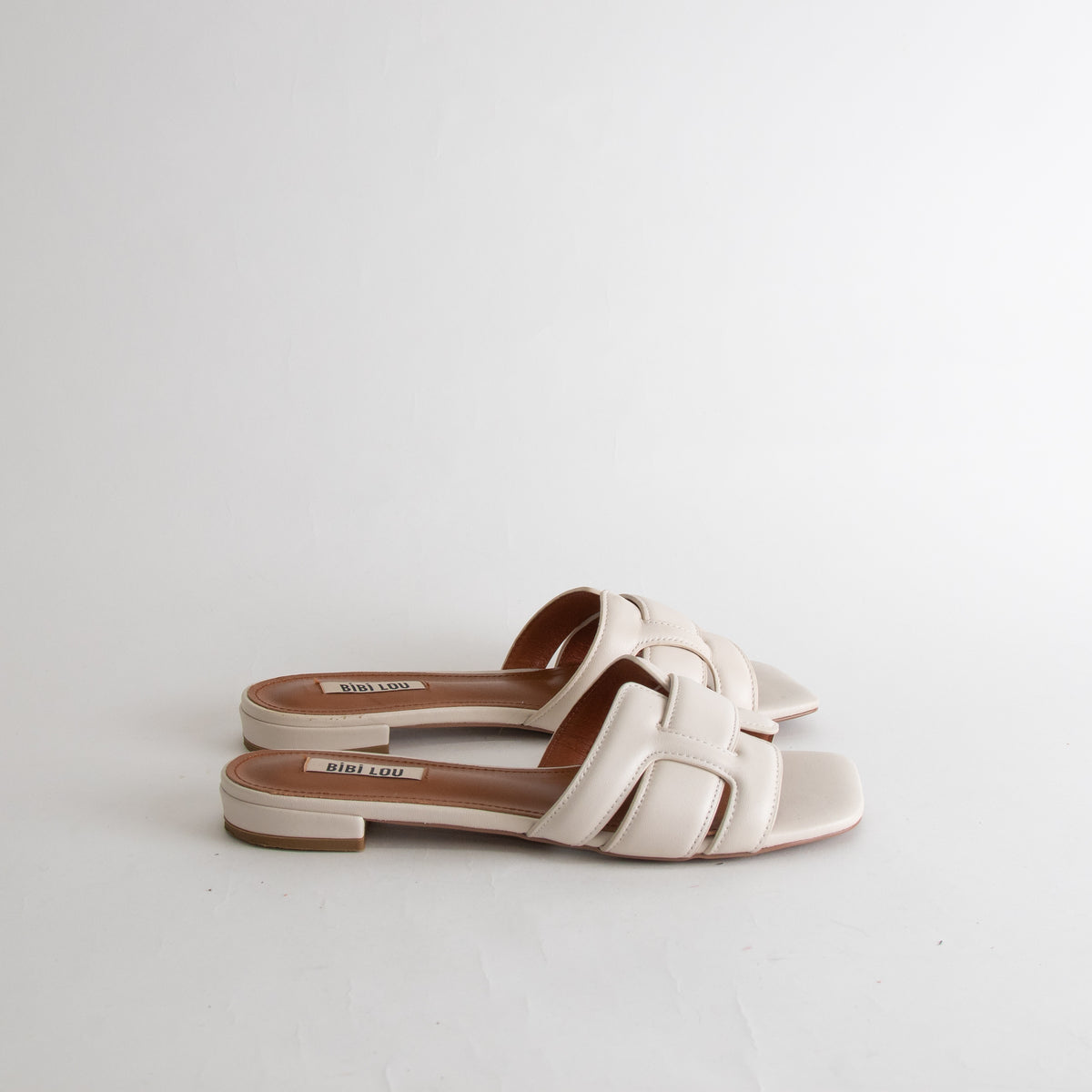 Bibi Lou Cream Flat Sandal