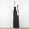 Theory Black Halter Neck Maxi Dress