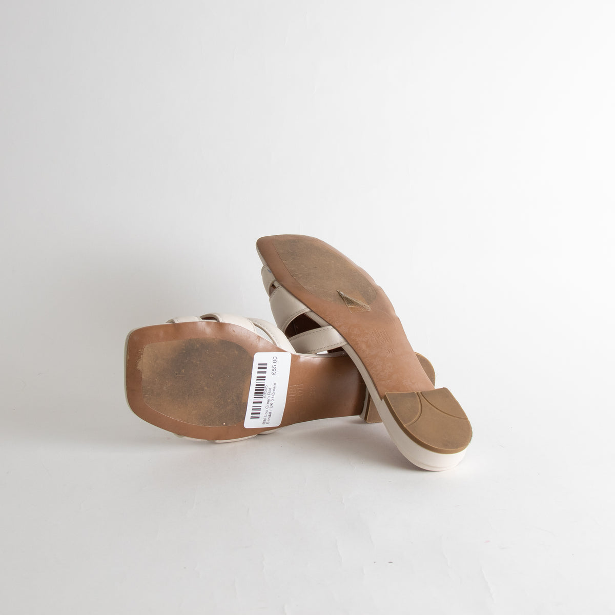 Bibi Lou Cream Flat Sandal