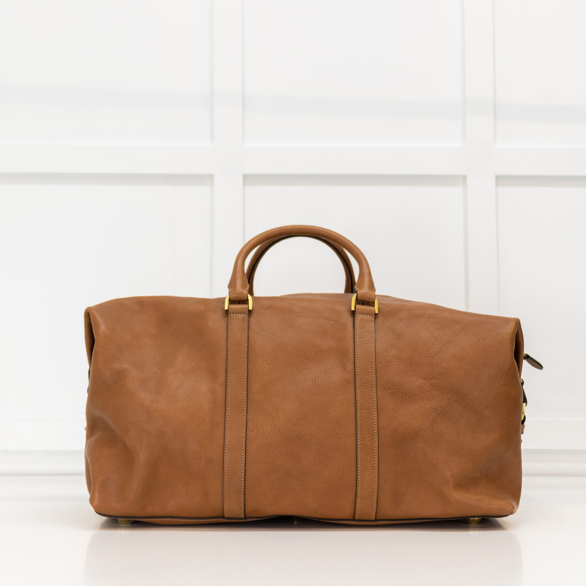 Mulberry Tan Leather Heritage Holdall Bag