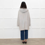 UTZON Josephina Pale Grey Shearling Coat