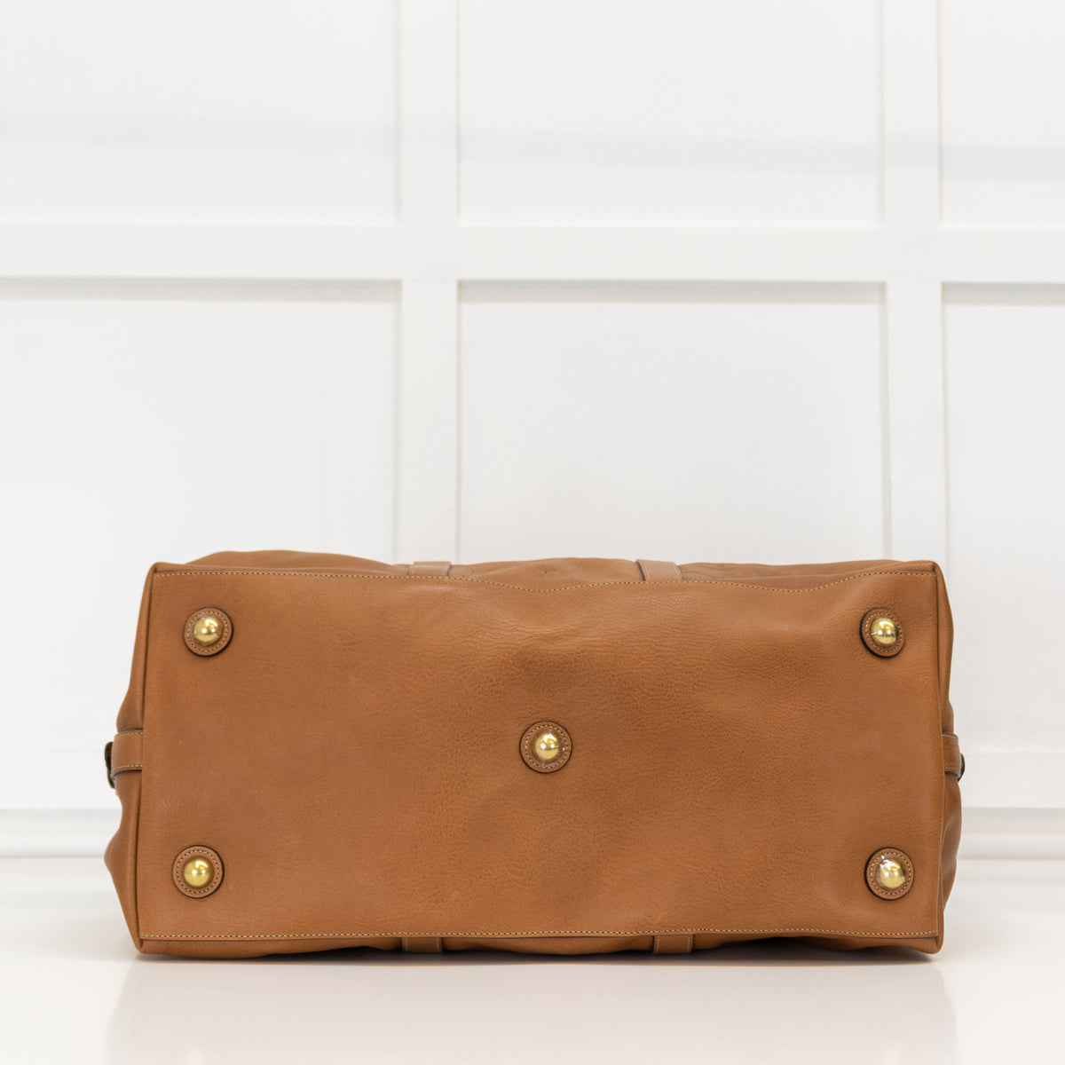 Mulberry Tan Leather Heritage Holdall Bag
