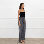 Citizens of Humanity Grey Daphne Cropped Jeans