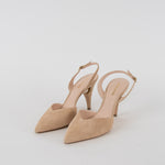 Nicholas Kirkwood Beige Suede Pointed Heels