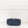 Moynat Paris Oh! Ruban MM Blue Canvas Tote Bag