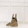 Mulberry Mini Bayswater In Khaki Pebbled Leather