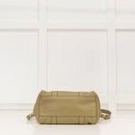 Mulberry Mini Bayswater In Khaki Pebbled Leather