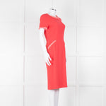 Goat Coral Frill Trim Short Sleeve Dress
