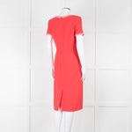Goat Coral Frill Trim Short Sleeve Dress