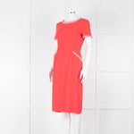 Goat Coral Frill Trim Short Sleeve Dress