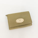 Mulberry Khaki Pebbled Leather Continental Wallet