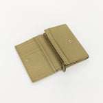 Mulberry Khaki Pebbled Leather Continental Wallet
