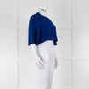 Alexander McQueen Stretch Jacquard Knit Short Sleeve Top