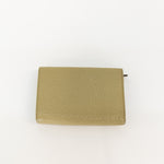 Mulberry Khaki Pebbled Leather Continental Wallet