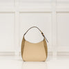 Tory Burch Cream Beige Suede Thea Woven Small Bag