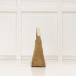 Tory Burch Cream Beige Suede Thea Woven Small Bag