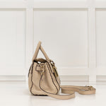 Mulberry Cream Small Cookie Cut Bayswater Pebbled Leather