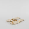 Giuseppe Zanotti Gold Diamante Flat Flip Flops