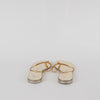 Giuseppe Zanotti Gold Diamante Flat Flip Flops