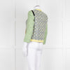 MSGM Yellow Blue Green Woven Print Jacket