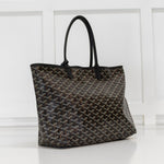 Goyard Black and Brown St Louis PM Tote