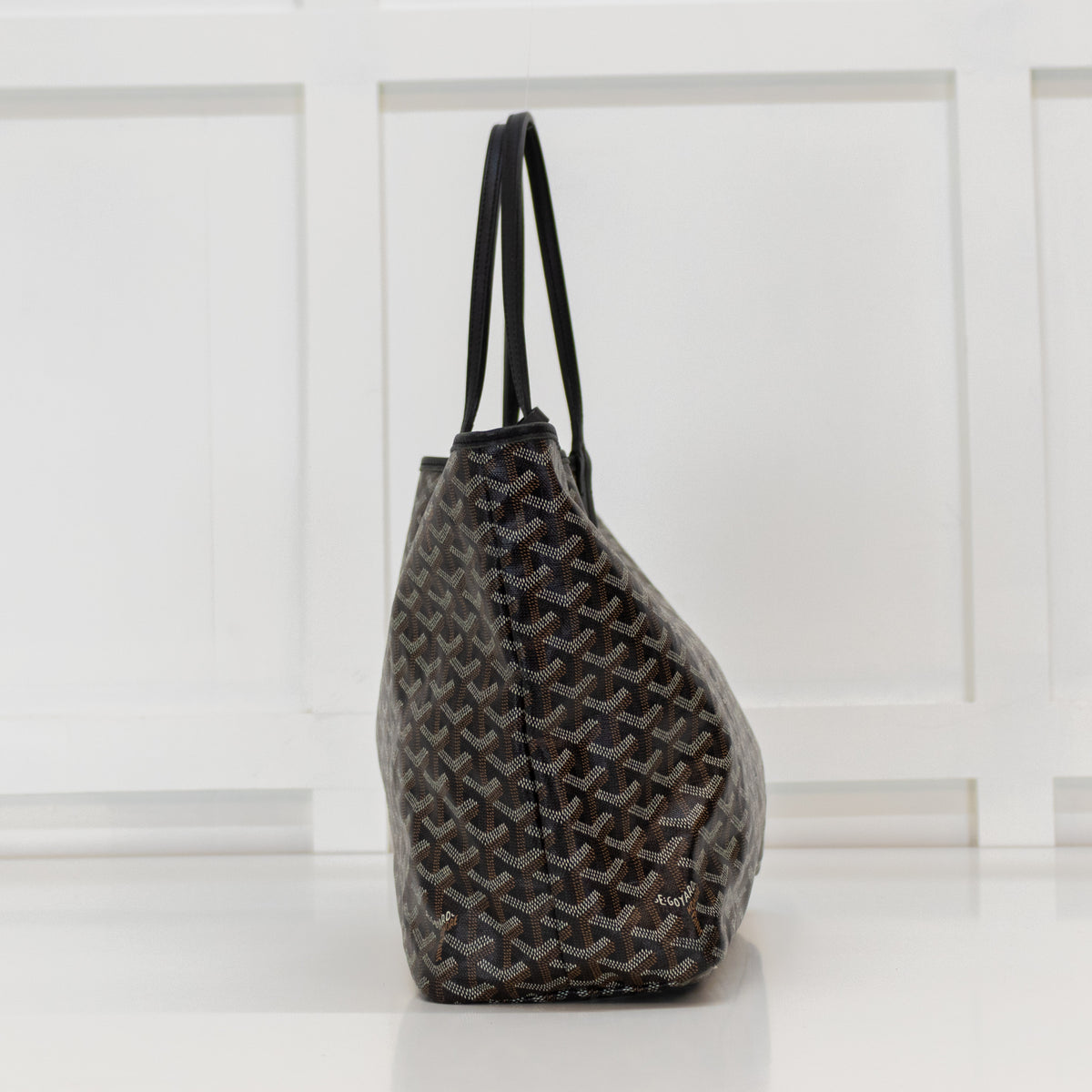 Goyard Black and Brown St Louis PM Tote