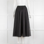 Raey Black Tulle Maxi Skirt