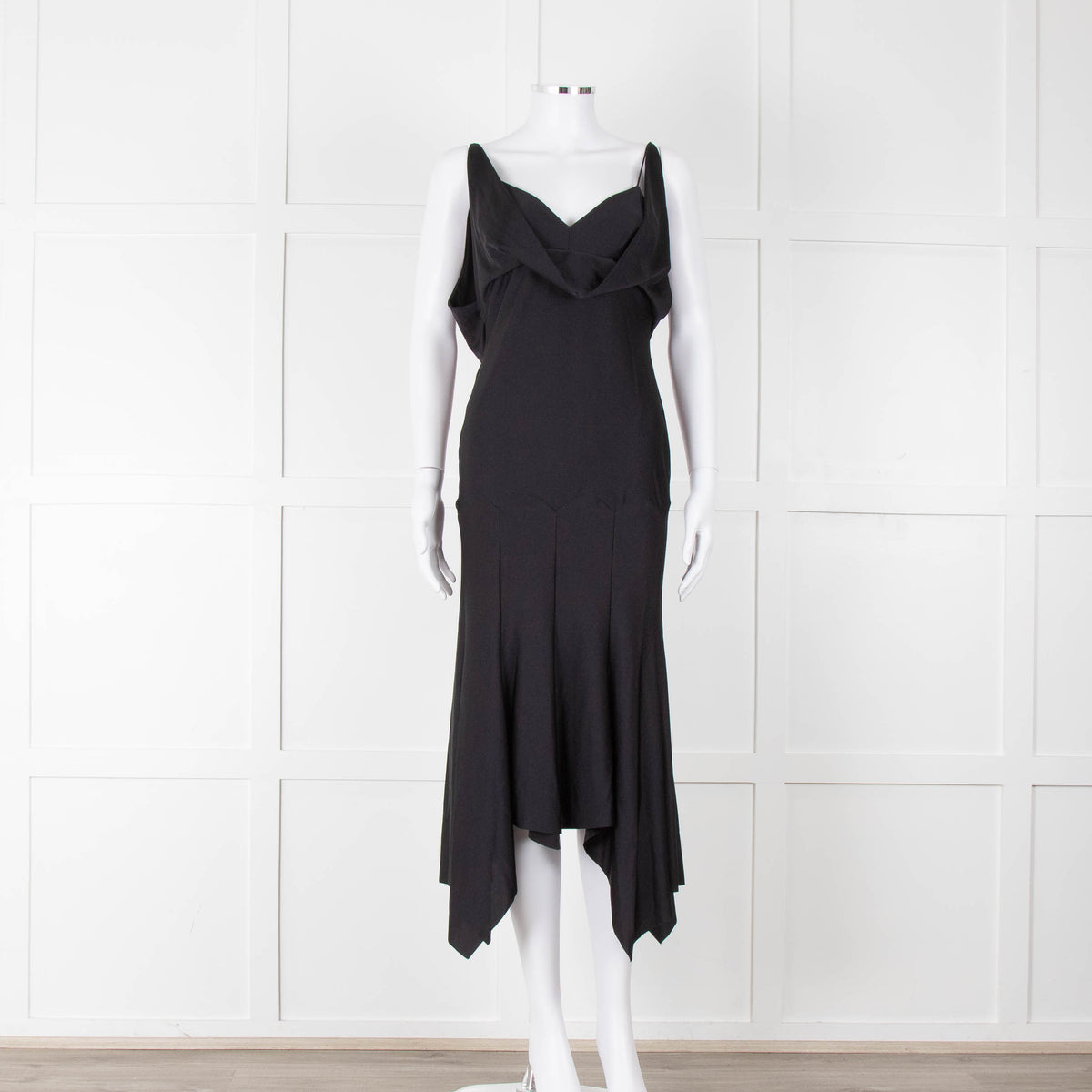 Philosophy Di Lorezo Serafini Black Sleeveless Cocktail Dress
