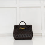 Bottega Veneta Small Brown Andiamo Bag