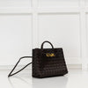 Bottega Veneta Small Brown Andiamo Bag