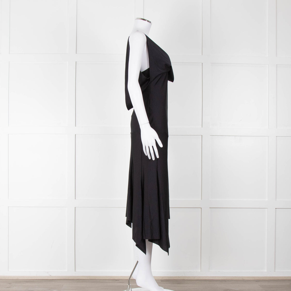 Philosophy Di Lorezo Serafini Black Sleeveless Cocktail Dress