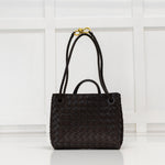 Bottega Veneta Small Brown Andiamo Bag
