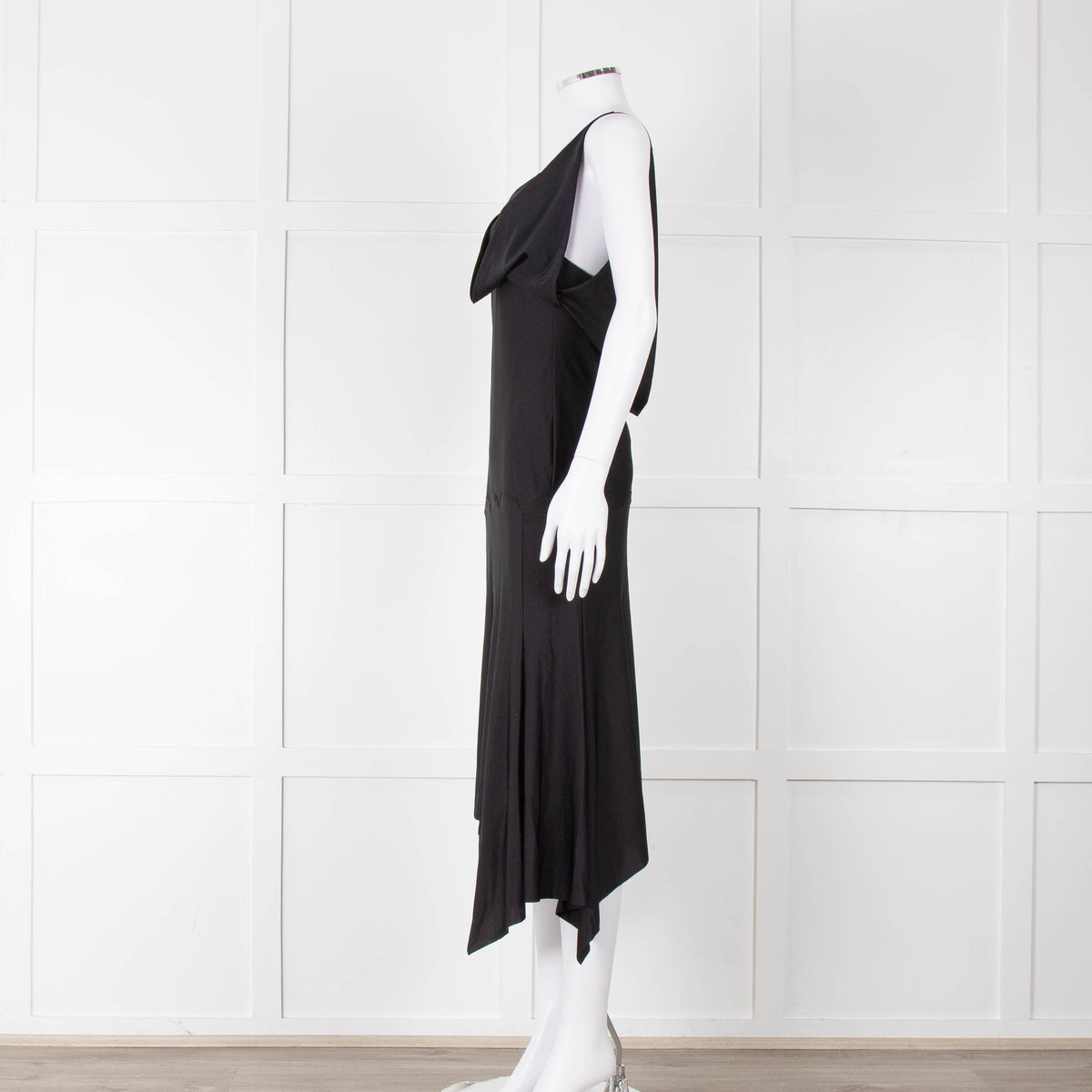Philosophy Di Lorezo Serafini Black Sleeveless Cocktail Dress