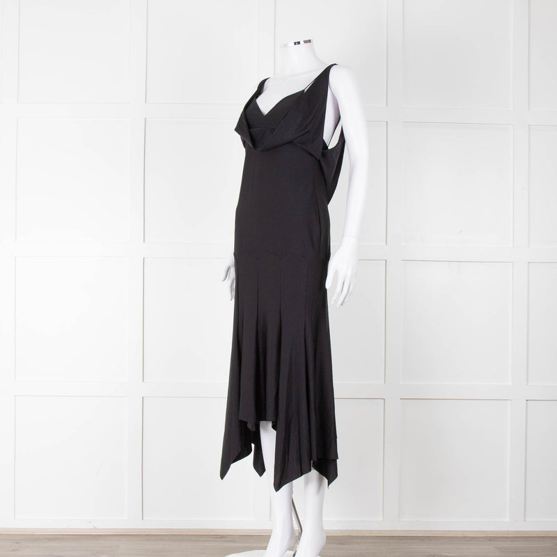 Philosophy Di Lorezo Serafini Black Sleeveless Cocktail Dress