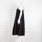 Free People Black Spaghetti Straps Cotton Sundress