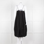 Free People Black Spaghetti Straps Cotton Sundress