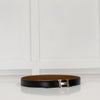 Hermes Black and Tan Reversible H Belt