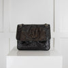 YSL Niki Baby Black Silver Hardware