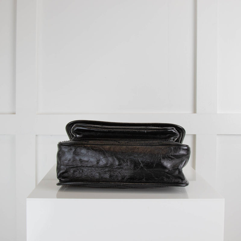 YSL Niki Baby Black Silver Hardware