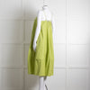 Free People Lime Green Spaghetti Straps Cotton Sundress