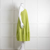 Free People Lime Green Spaghetti Straps Cotton Sundress